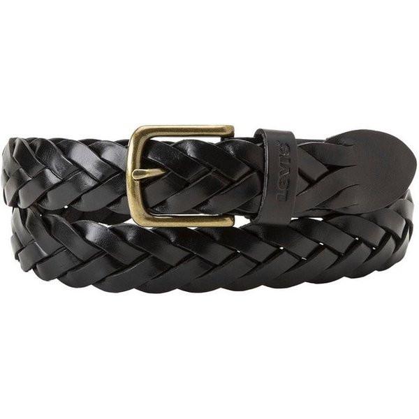 Levi's® Ledergürtel LEATHER BRAID Unisex