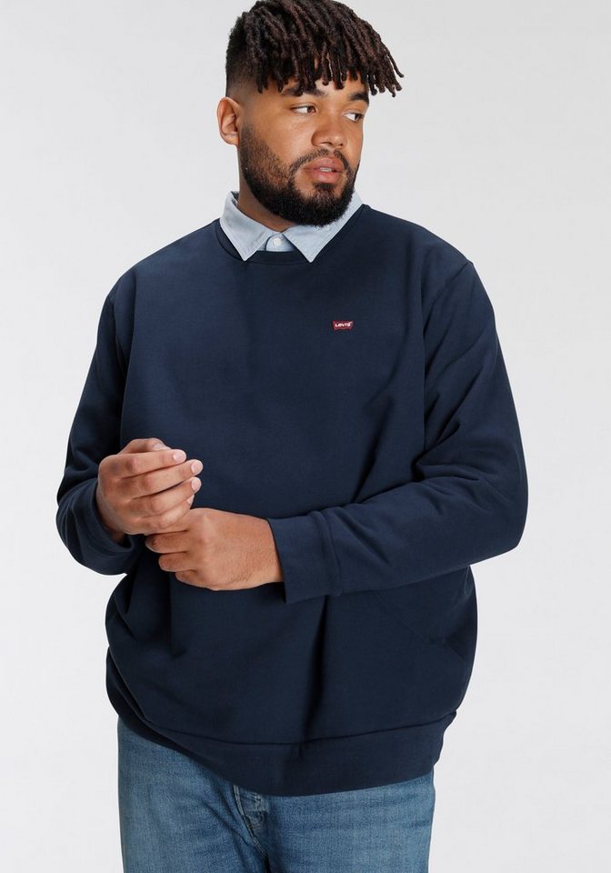 Levi's® Plus Sweatshirt BIG ORIGINAL HM CREW mit Batwing-Logobadge – Bild 2 von 5