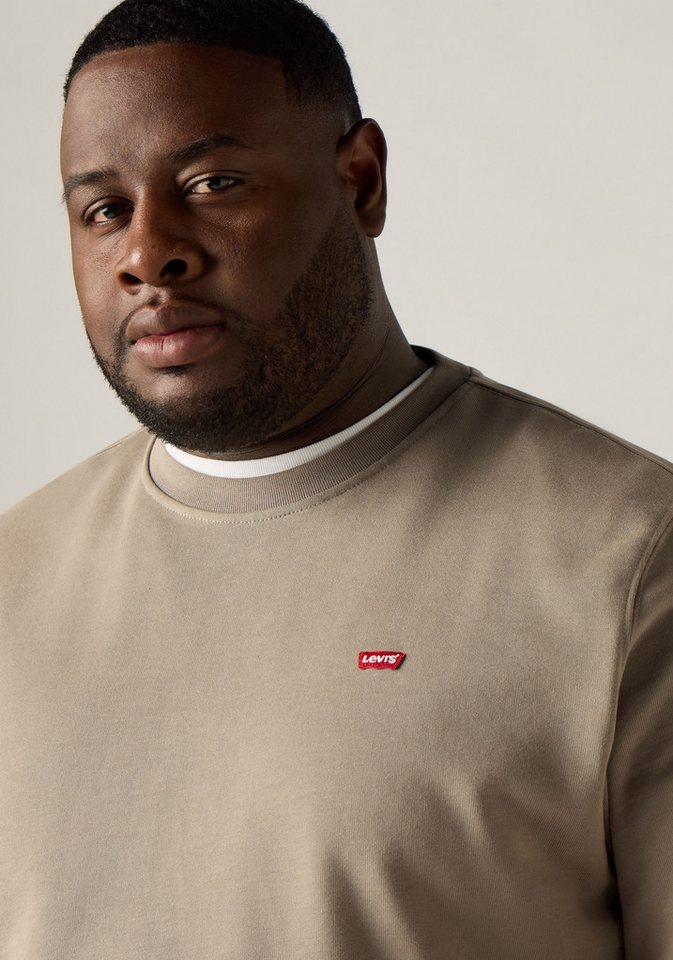 Levi's® Plus Sweatshirt BIG ORIGINAL HM CREW mit Batwing-Logobadge – Bild 2 von 5
