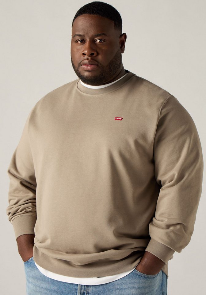 Levi's® Plus Sweatshirt BIG ORIGINAL HM CREW mit Batwing-Logobadge – Bild 3 von 5