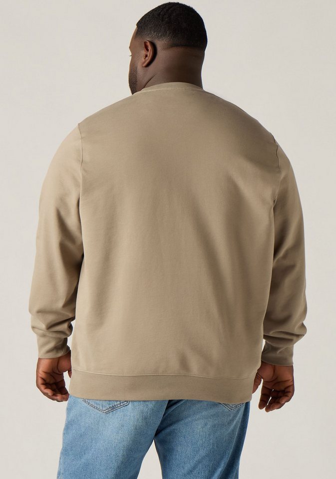 Levi's® Plus Sweatshirt BIG ORIGINAL HM CREW mit Batwing-Logobadge – Bild 4 von 5