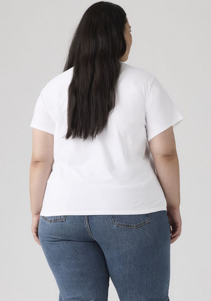 Levi's® Plus T-Shirt PL PERFECT TEE Applikation mit Glitzersteinen – Bild 4 von 5