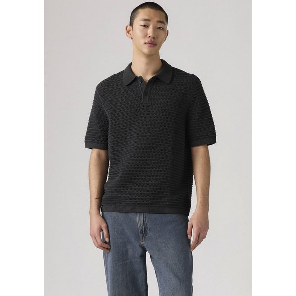Levi's® Polokragenpullover LAGUNA SWEATER POLO mit Strickmuster