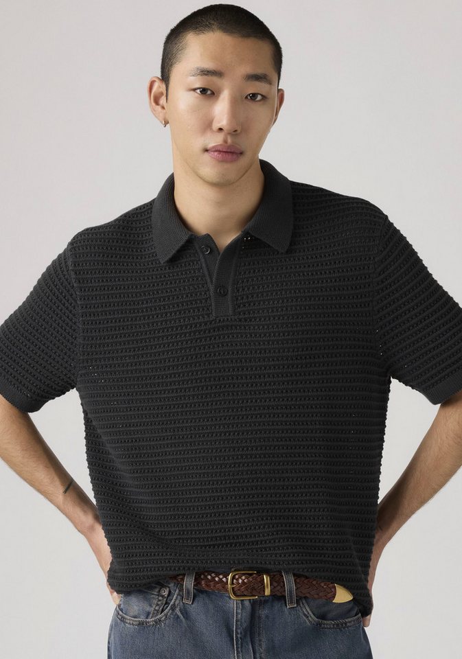 Levi's® Polokragenpullover LAGUNA SWEATER POLO mit Strickmuster – Bild 2 von 5