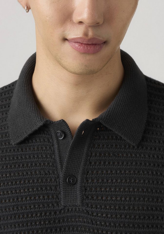 Levi's® Polokragenpullover LAGUNA SWEATER POLO mit Strickmuster – Bild 4 von 5