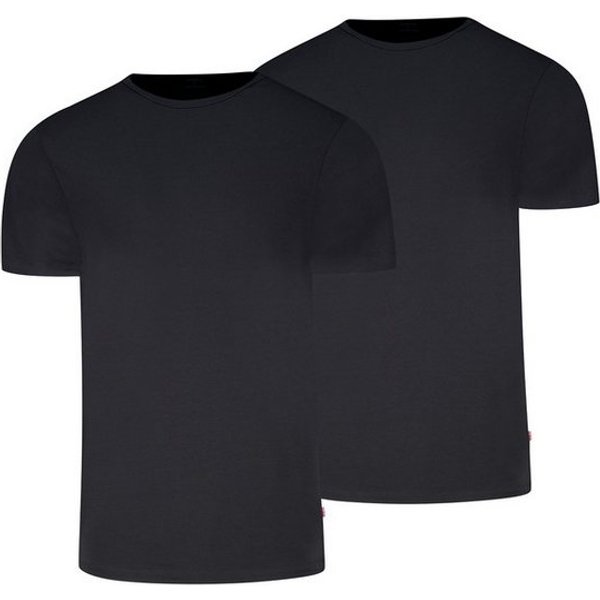 Levi's® Poloshirt LEVIS MEN SOLID CREW 2P (Packung, 2-tlg., 2er-Pack)