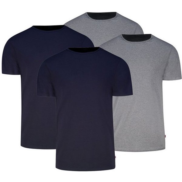 Levi's® Poloshirt LEVIS MEN SOLID CREW 4P (Packung, 4-tlg., 4er-Pack)