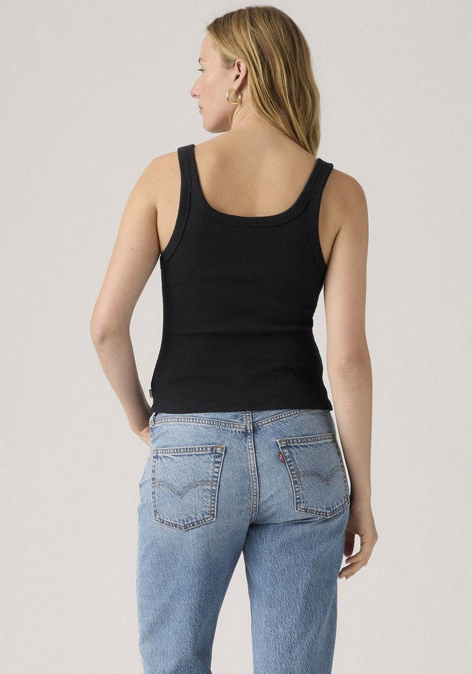 Levi's® Ripptanktop ESSENTIAL RIBBED TANK mit eckigem Ausschnitt – Bild 3 von 5
