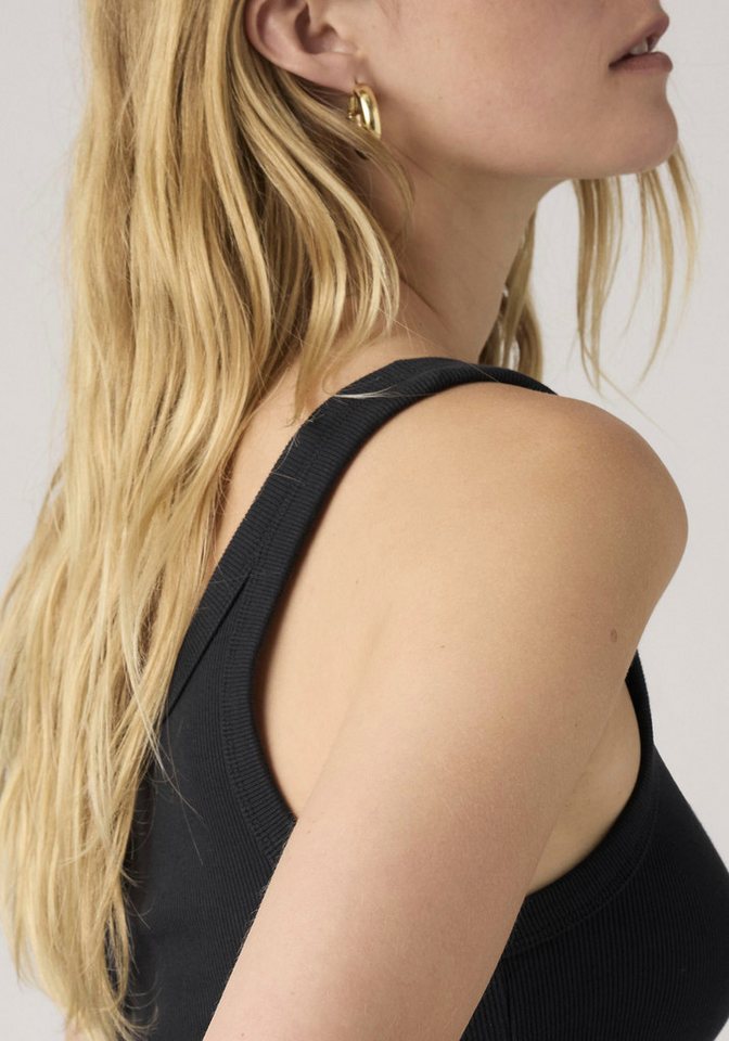 Levi's® Ripptanktop ESSENTIAL RIBBED TANK mit eckigem Ausschnitt – Bild 4 von 5
