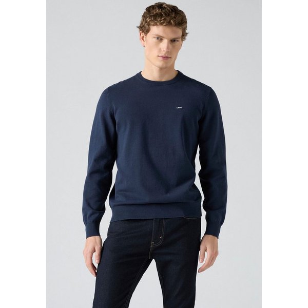 Levi's® Rundhalspullover LIGHTWEIGHT HM SWEATER Feingerippte Abschlüsse
