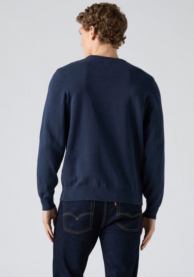 Levi's® Rundhalspullover LIGHTWEIGHT HM SWEATER Feingerippte Abschlüsse – Bild 3 von 5