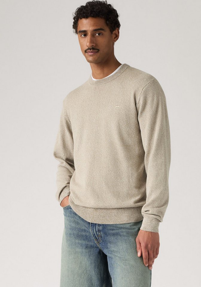 Levi's® Rundhalspullover LIGHTWEIGHT HM SWEATER Feingerippte Abschlüsse – Bild 2 von 5