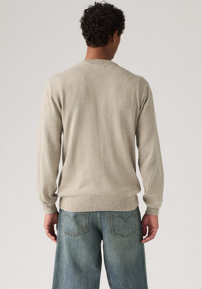 Levi's® Rundhalspullover LIGHTWEIGHT HM SWEATER Feingerippte Abschlüsse – Bild 3 von 5