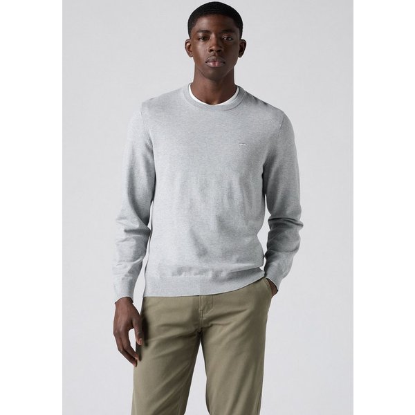 Levi's® Rundhalspullover LIGHTWEIGHT HM SWEATER Feingerippte Abschlüsse