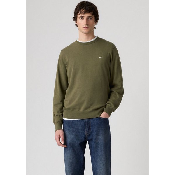 Levi's® Rundhalspullover LIGHTWEIGHT HM SWEATER Feingerippte Abschlüsse