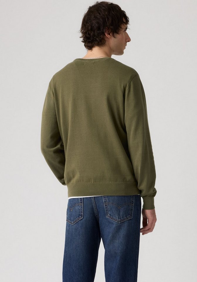 Levi's® Rundhalspullover LIGHTWEIGHT HM SWEATER Feingerippte Abschlüsse – Bild 3 von 5