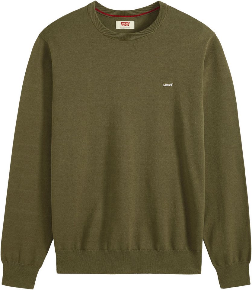 Levi's® Rundhalspullover LIGHTWEIGHT HM SWEATER Feingerippte Abschlüsse – Bild 4 von 5
