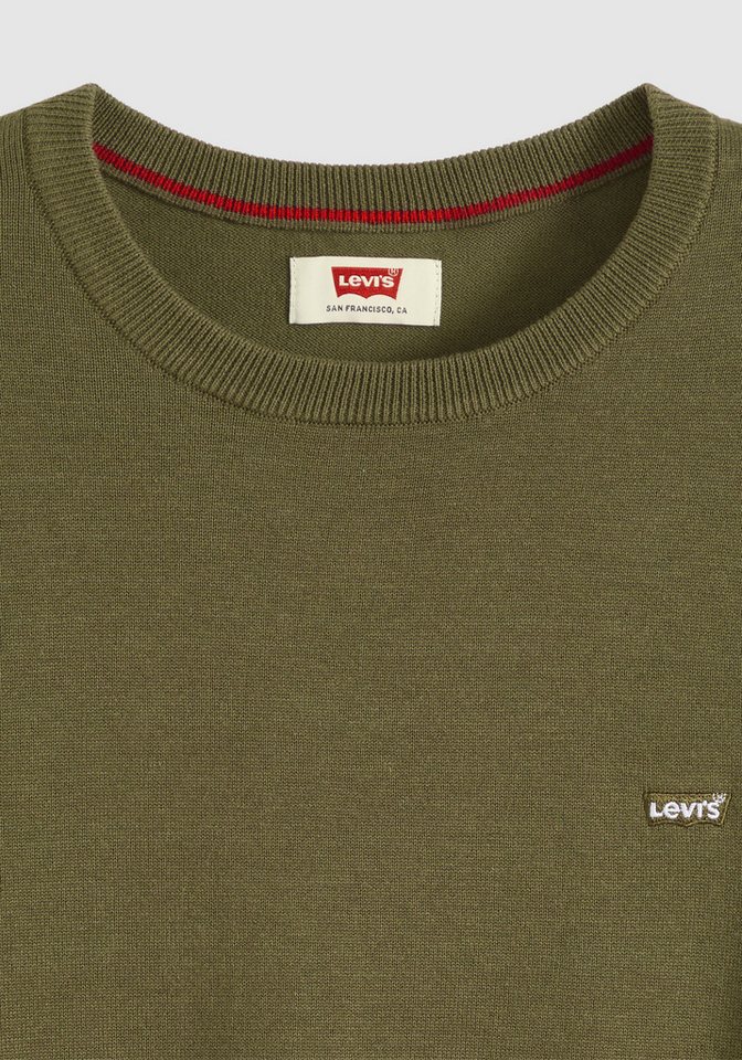 Levi's® Rundhalspullover LIGHTWEIGHT HM SWEATER Feingerippte Abschlüsse – Bild 5 von 5