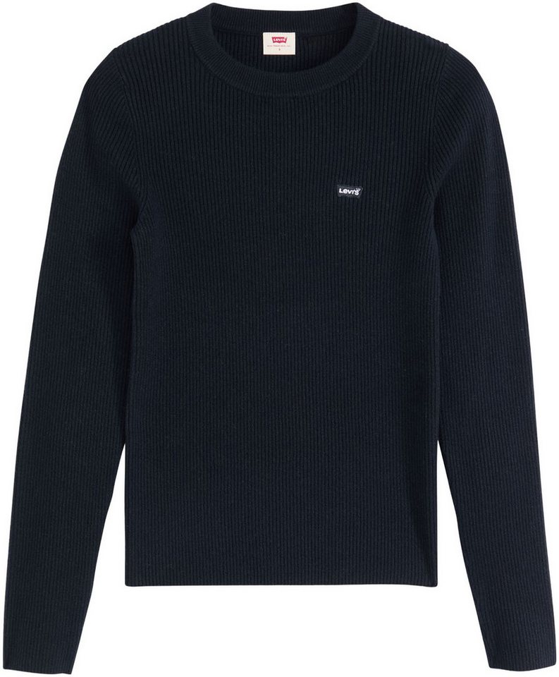 Levi's® Rundhalspullover RIB CREW SWEATER Geripptes Strickmuster – Bild 5 von 5