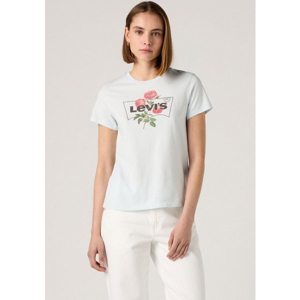 Levi's® Rundhalsshirt THE PERFECT TEE mit Logo im Metallic-Holo Print