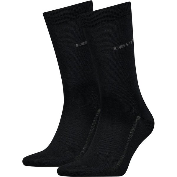 Levi's® Socken LEVIS REGULAR CUT TENCEL ORG CO (2 Paar) Feinstrick, schmales Rippenbündchen, elastisch