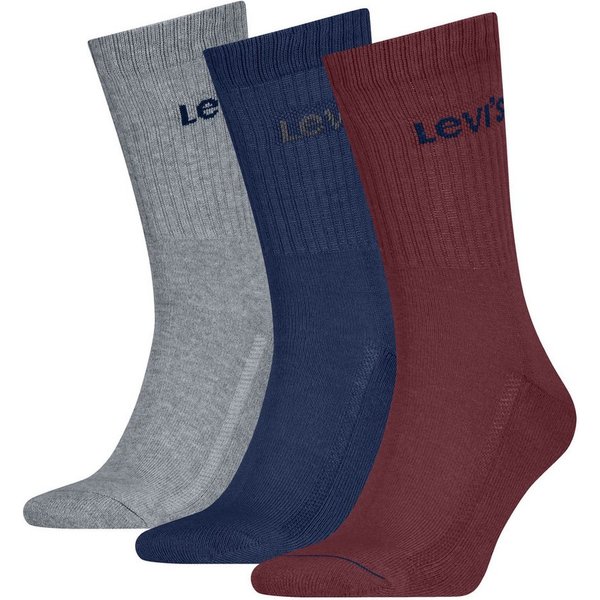 Levi's® Socken LEVIS UNI REGULAR CUT ORANGE TAB 3P (3 Paar)