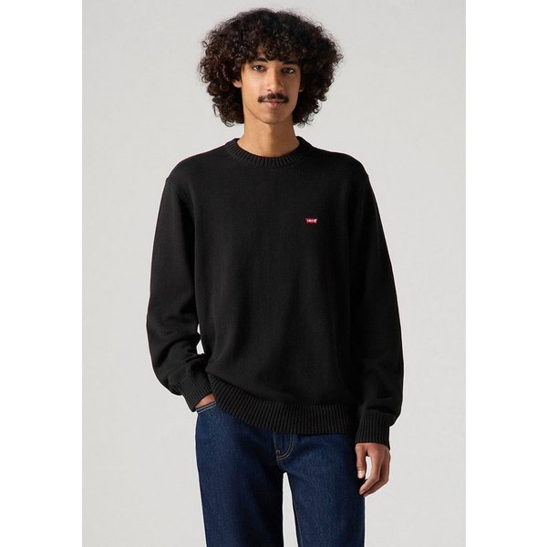 Levi's® Strickpullover CLASSIC HM SWEATER mit Logostickerei und aus reiner Baumwolle