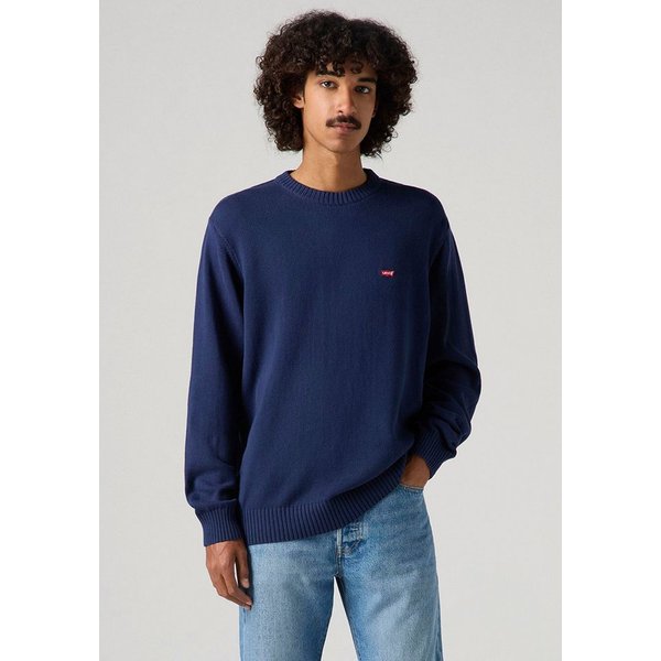 Levi's® Strickpullover CLASSIC HM SWEATER mit Logostickerei und aus reiner Baumwolle