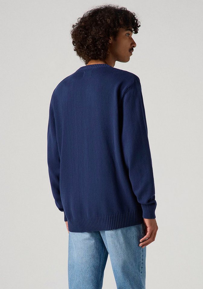 Levi's® Strickpullover CLASSIC HM SWEATER mit Logostickerei und aus reiner Baumwolle – Bild 2 von 4