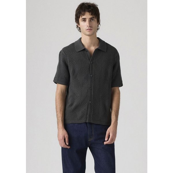 Levi's® Strickpullover SWEATER CAMP SHIRT mit Strickmuster