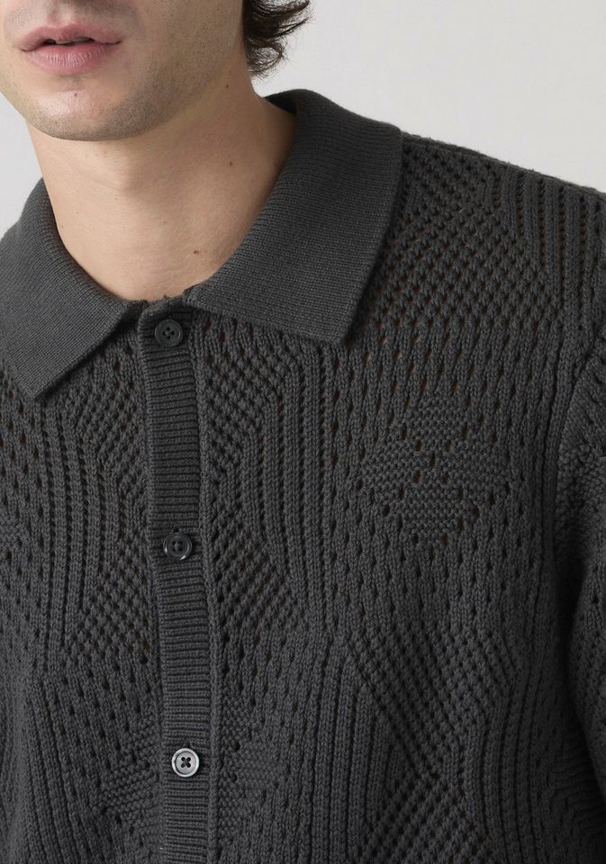 Levi's® Strickpullover SWEATER CAMP SHIRT mit Strickmuster – Bild 4 von 5