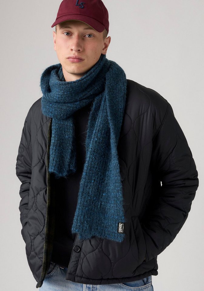 Levi's® Strickschal SUNSET SCARF, cosy Rippstrickschal, Baumwolle, One size – Bild 2 von 4