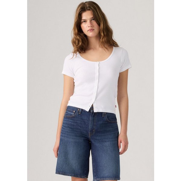 Levi's® T-Shirt AUSTEN BUTTON THROUGH SS Feinripp