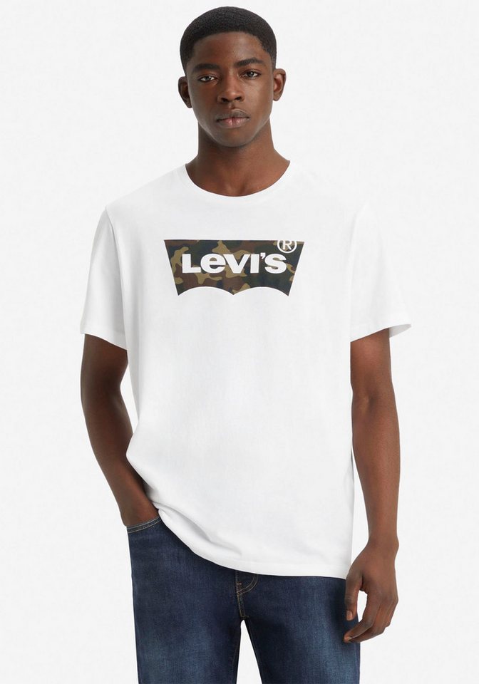 Levi's® T-Shirt Batwing Logo Tee mit Logo-Front-Print – Bild 2 von 5