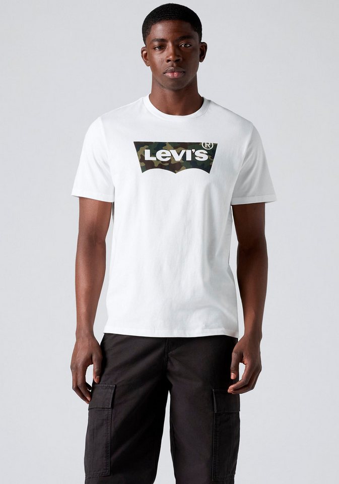 Levi's® T-Shirt Batwing Logo Tee mit Logo-Front-Print – Bild 3 von 5