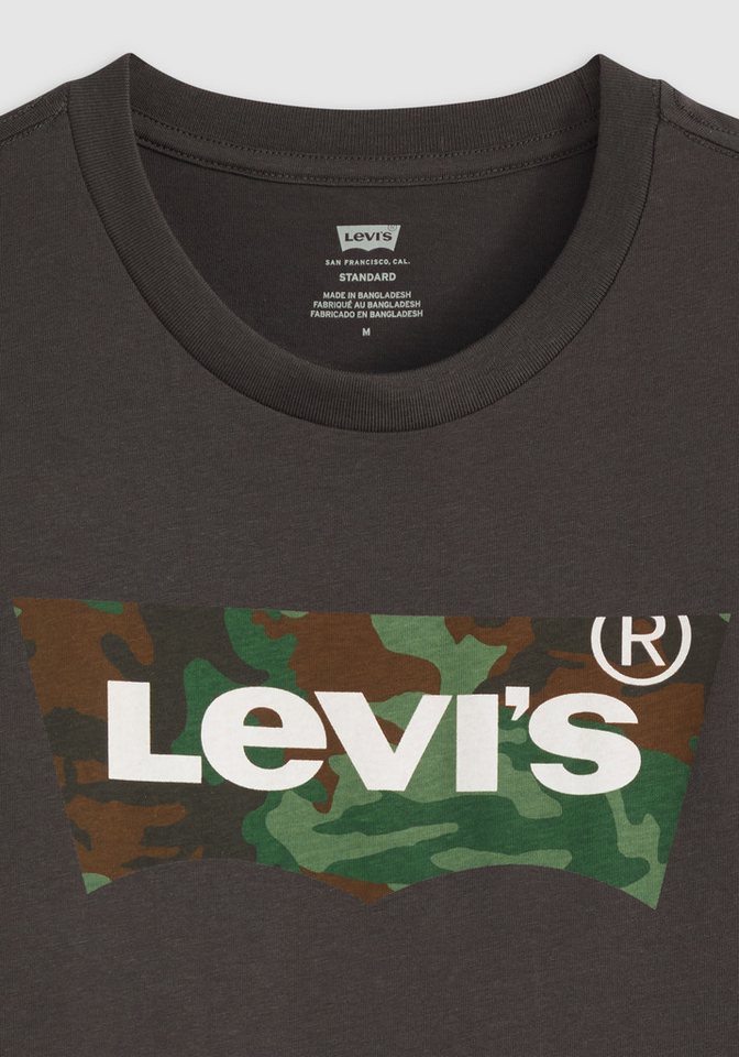 Levi's® T-Shirt Batwing Logo Tee mit Logo-Front-Print – Bild 4 von 4
