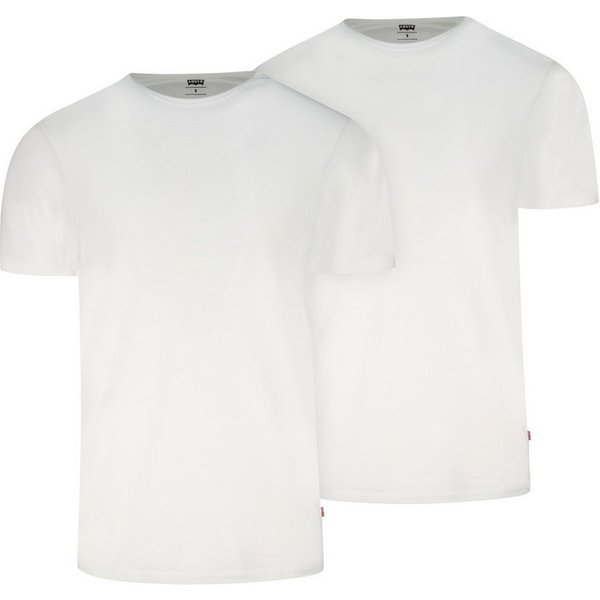 Levi's® T-Shirt LEVIS MEN SOLID CREW (2er Pack) mit Rundhalsausschnitt