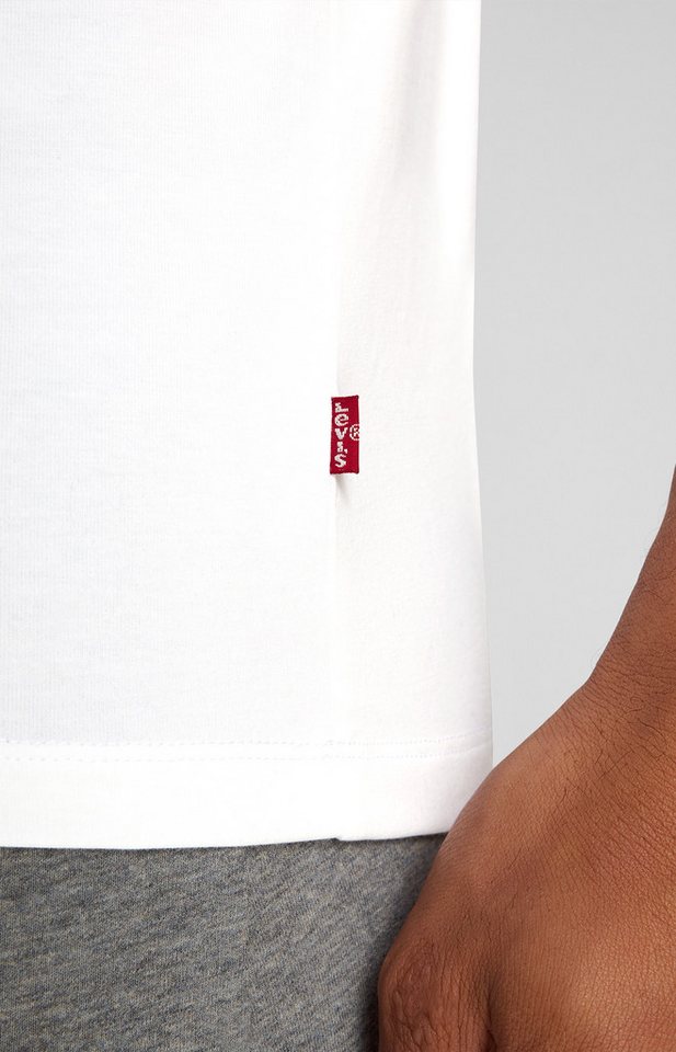 Levi's® T-Shirt LEVIS MEN SOLID CREW (2er Pack) mit Rundhalsausschnitt – Bild 5 von 5