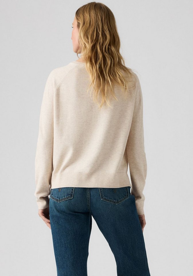 Levi's® V-Ausschnitt-Pullover SUPER SOFT VNECK PULLOVER im Bund beidseitig mit kurzem Schlitz – Bild 3 von 5