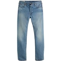 LEVIS Levi's Herren Jeans - 501 Original, Baumwoll-Denim, Länge 32, Straight Fit, Größe 31W/32L in Blau
