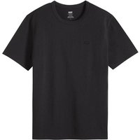 LEVIS Levi's Herren T-Shirt - Icon Tee, Rundhals, Baumwolle, einfarbig, Größe 2XL in Schwarz