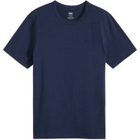 LEVIS Levi's Herren T-Shirt - Icon Tee, Rundhals, Baumwolle, einfarbig, Größe L in Blau