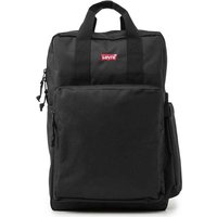 LEVIS Levi's Unisex Rucksack - L-Pack Large, Polyester, Logo, 45x29x20cm (HxBxT), Größe 45x29x20 in Schwarz