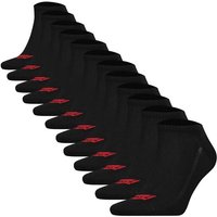 LEVIS Levi's Unisex Sneakersocken, 12er Pack - Low Cut Batwing Logo, ECOM, Größe 43-46 in Schwarz