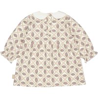 Levv Kleid langarm mit Bubikragen Blumen