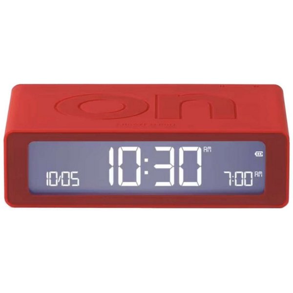 Lexon Quarzwecker LR158R4 Digitalwecker Flip Mini Rot