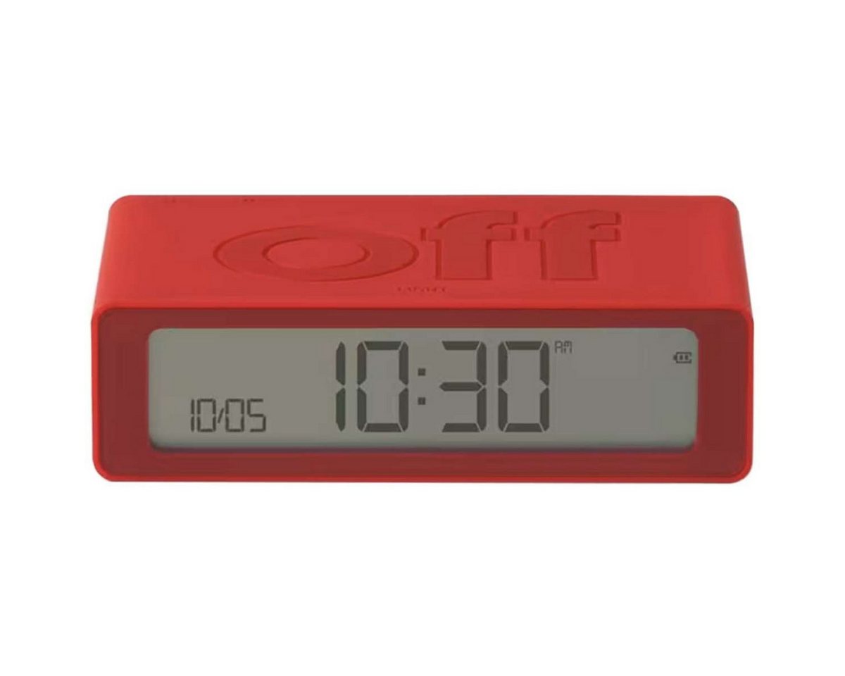 Lexon Quarzwecker LR158R4 Digitalwecker Flip Mini Rot – Bild 2 von 4