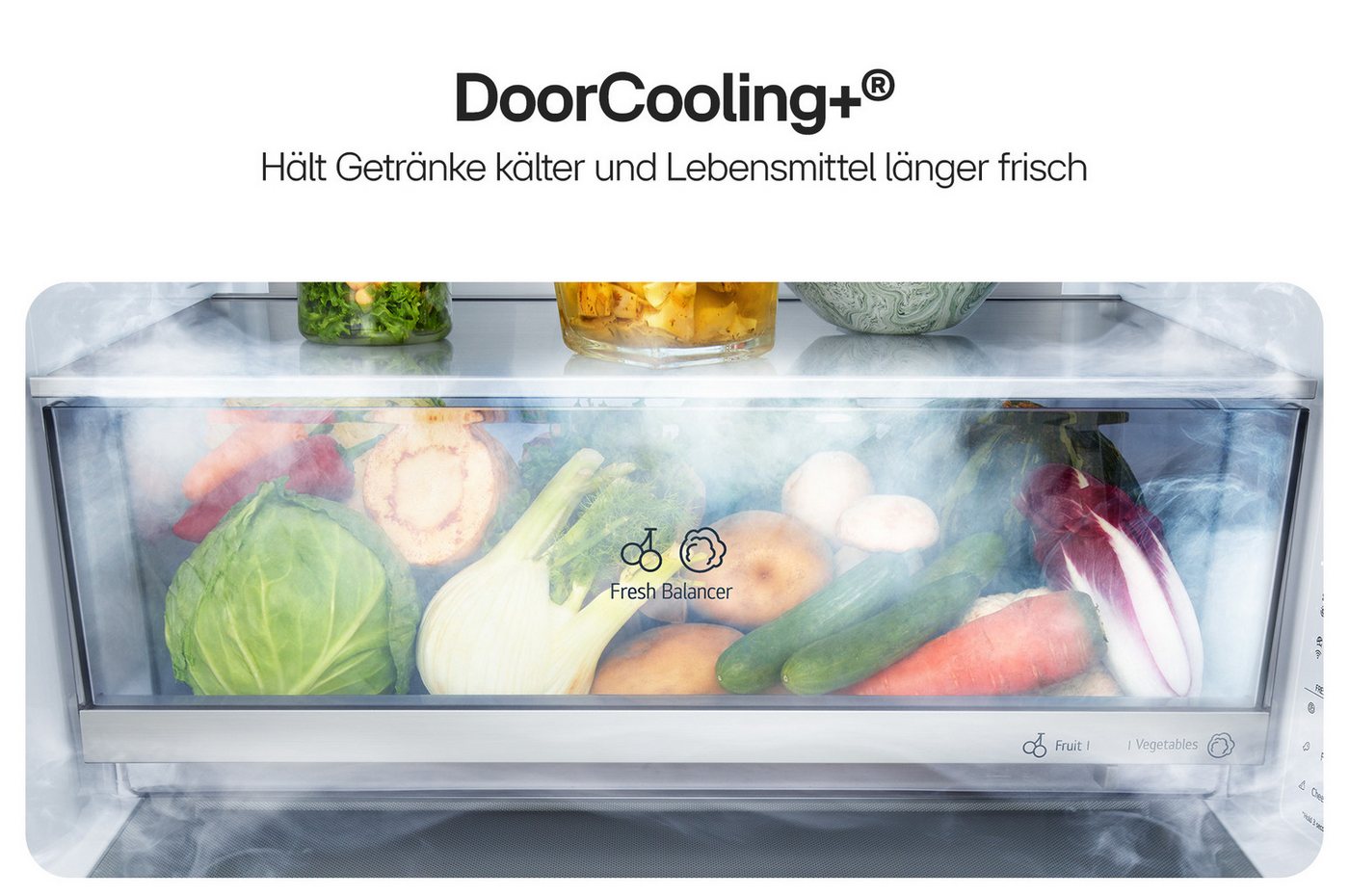 LG Kühl-/Gefrierkombination GBBS726AMB, 203 cm hoch, 59,5 cm breit, Fit&Max: Vollintegrierbar & Maximale Ausstattung – Bild 5 von 5