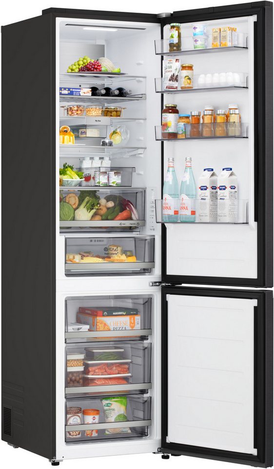 LG Kühl-/Gefrierkombination Serie 7 GBBS726AEV, 203 cm hoch, 59,7 cm breit, Perfekter, passgenauer Einbau dank frontaler Luftzufuhr und Abluft – Bild 2 von 5