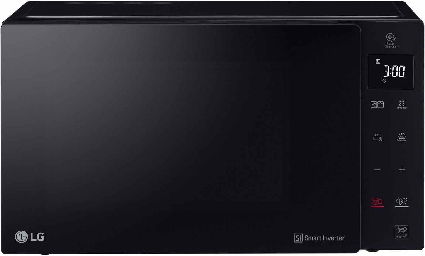 LG Mikrowelle MH 6535 GIS, (25 L, 1000 Watt) mit Quarzgrill, Smart Inverter Technologie & EasyClean, Grill, 25 l, echte Glasfront – Bild 5 von 5